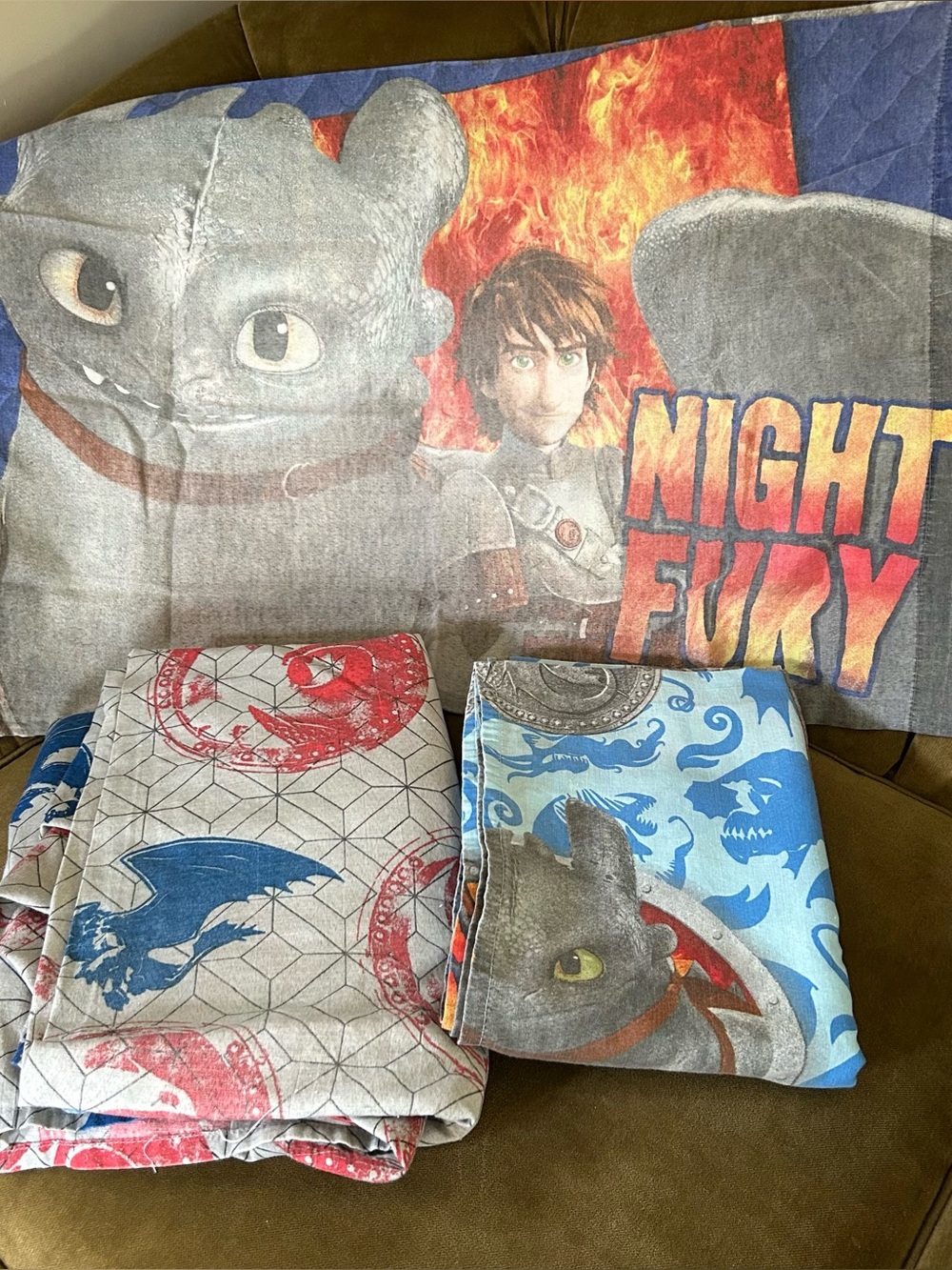 Kids Night Fury Twin Set How to Train Your Dragon Night Fury Twin Bedding Set